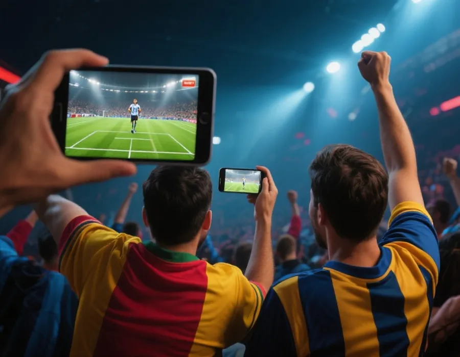 世界杯直播观赛场景