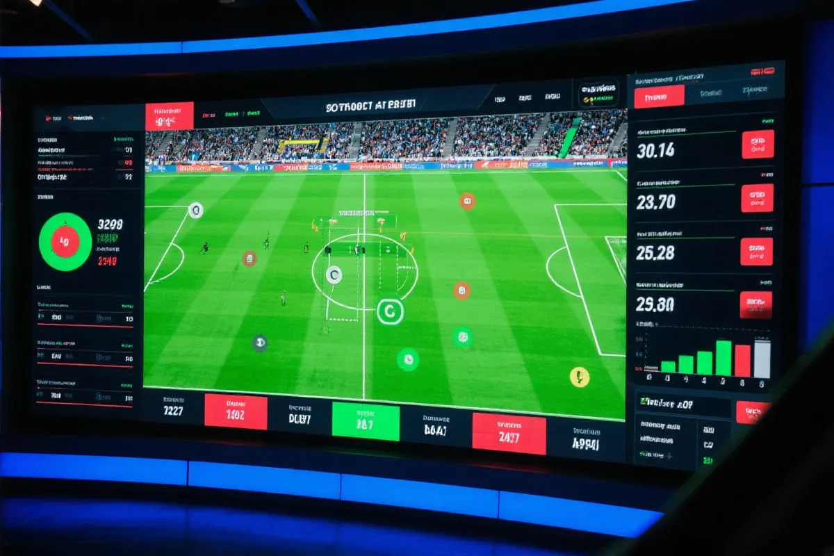 实时比分与比赛数据界面