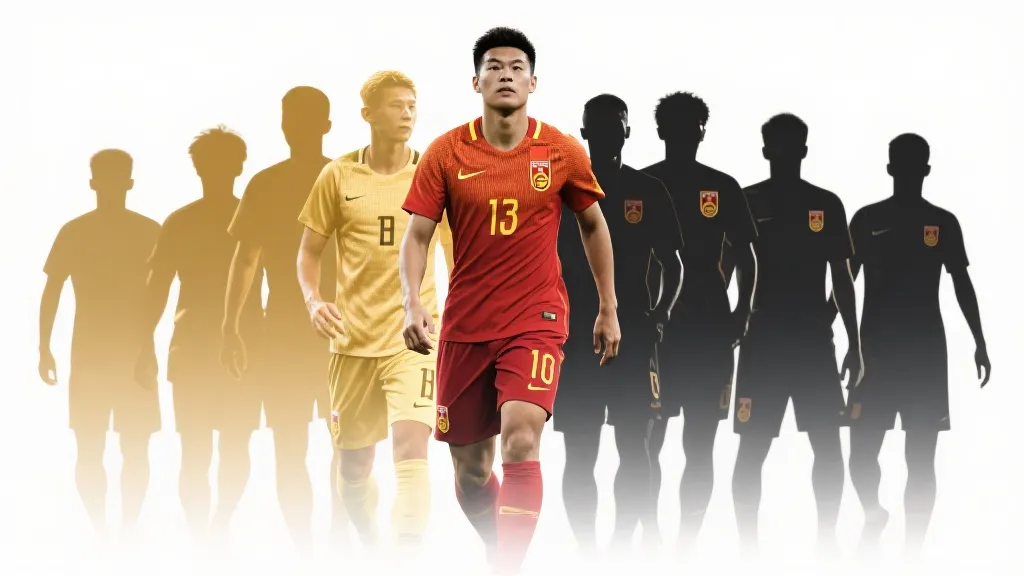 球员剪影与国家队阵容更新，黄金年龄与新星崛起的视觉概念图